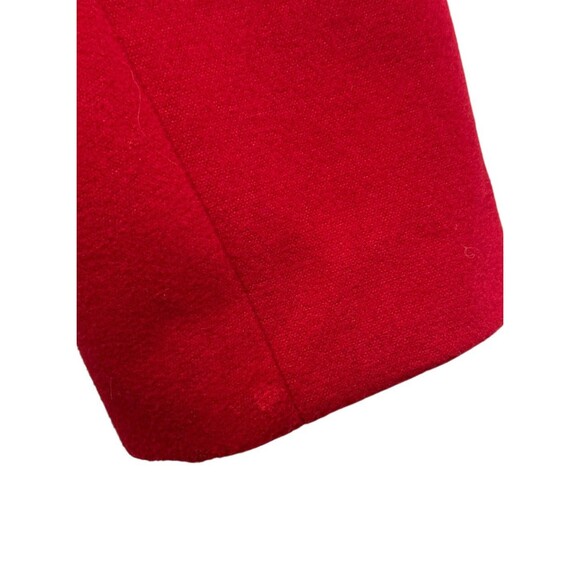 Chico’s Everyday Solid Pointe Red Animal Print Lined Jacket Size 2 Business - Picture 5 of 9